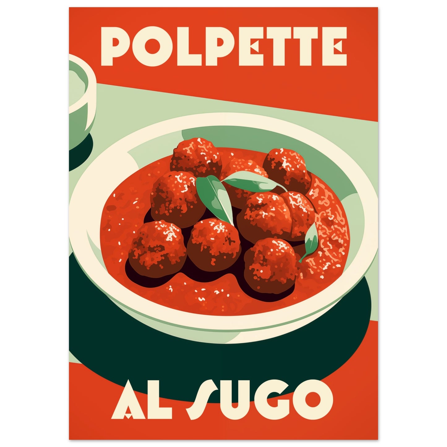 POSTER POLPETTE AL SUGO