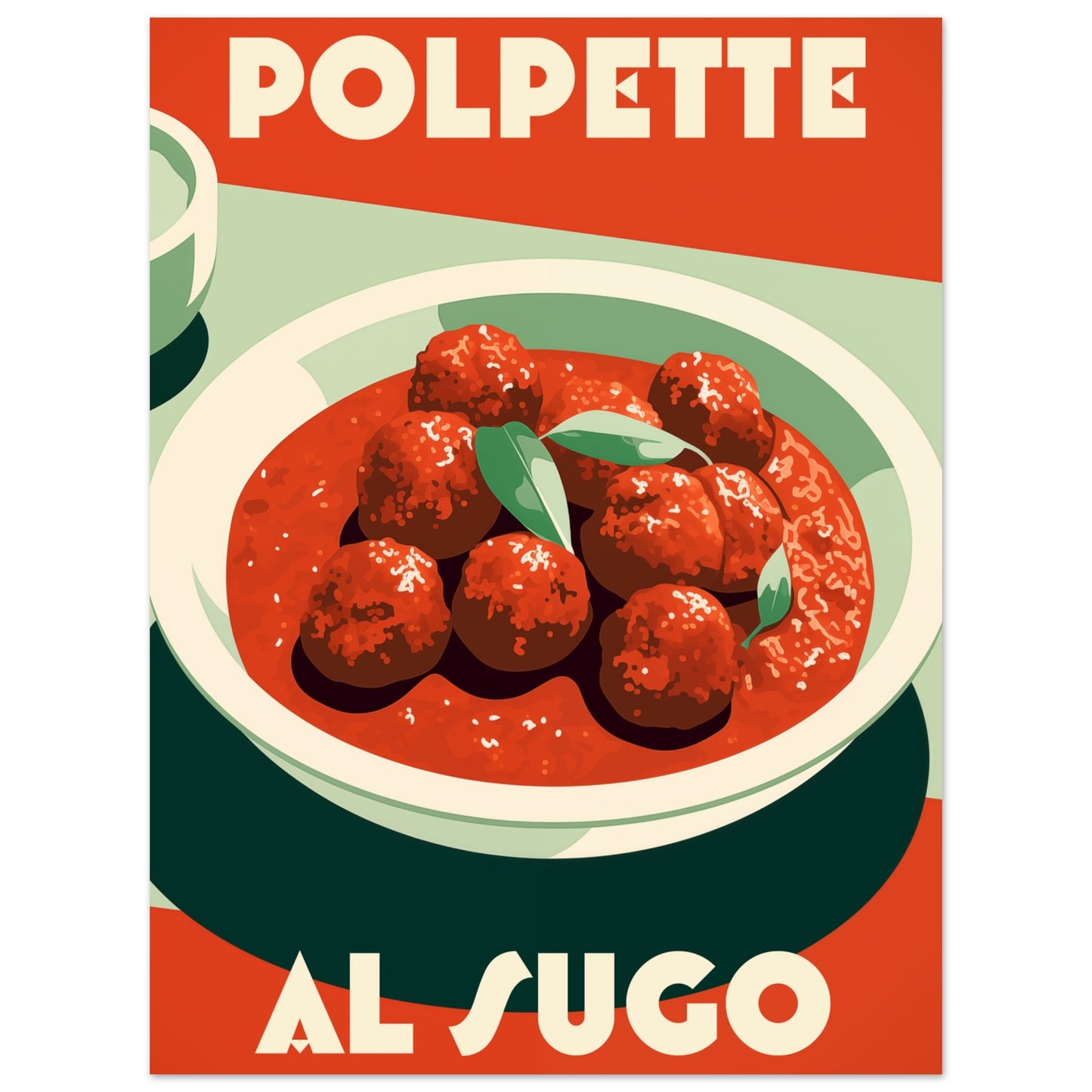 POSTER POLPETTE AL SUGO